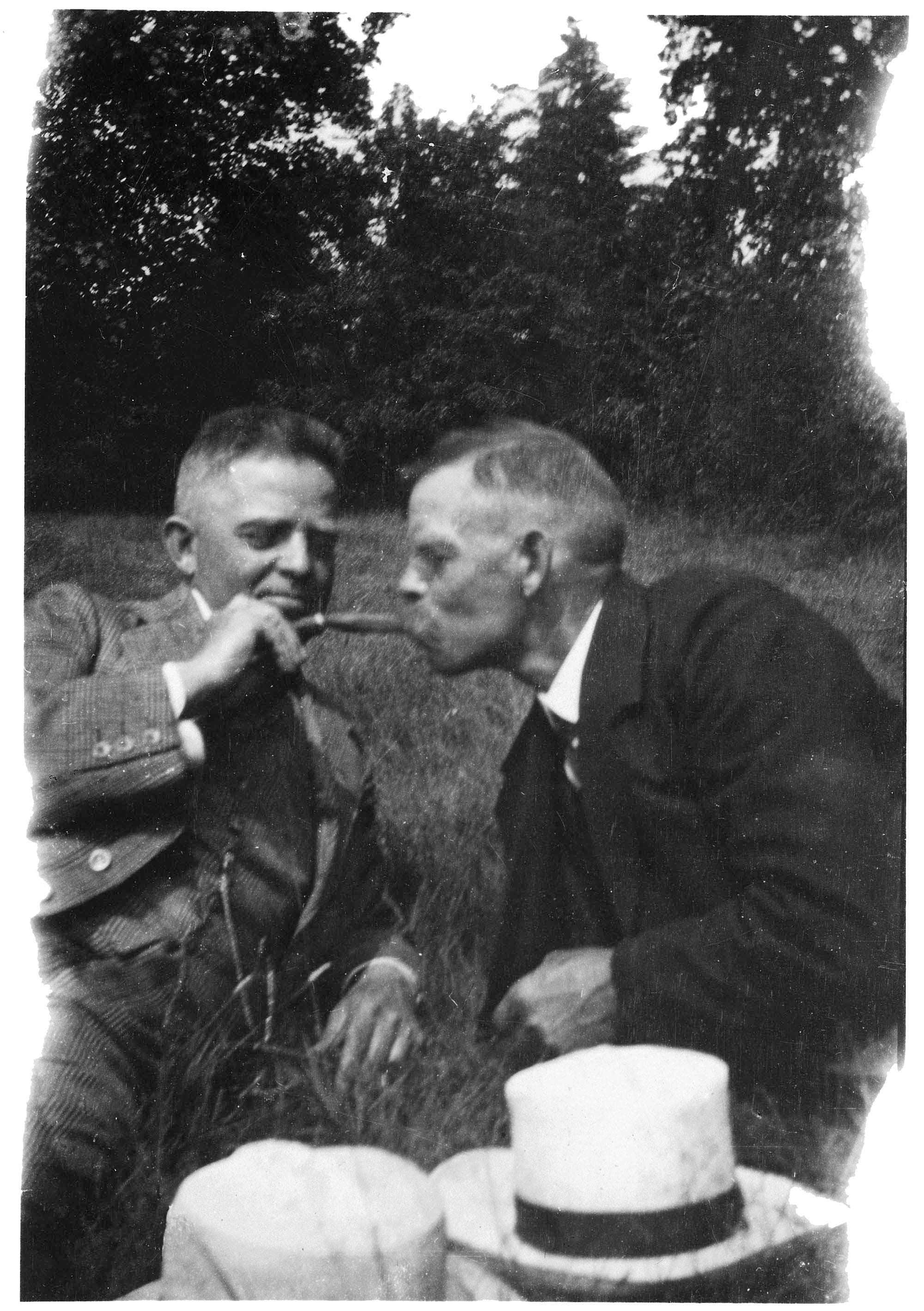 Gensyn efter 34 år: Carl Nielsen og hans 6 år ældre bror Peter, der udvandrede til Australien 5.5.1878.