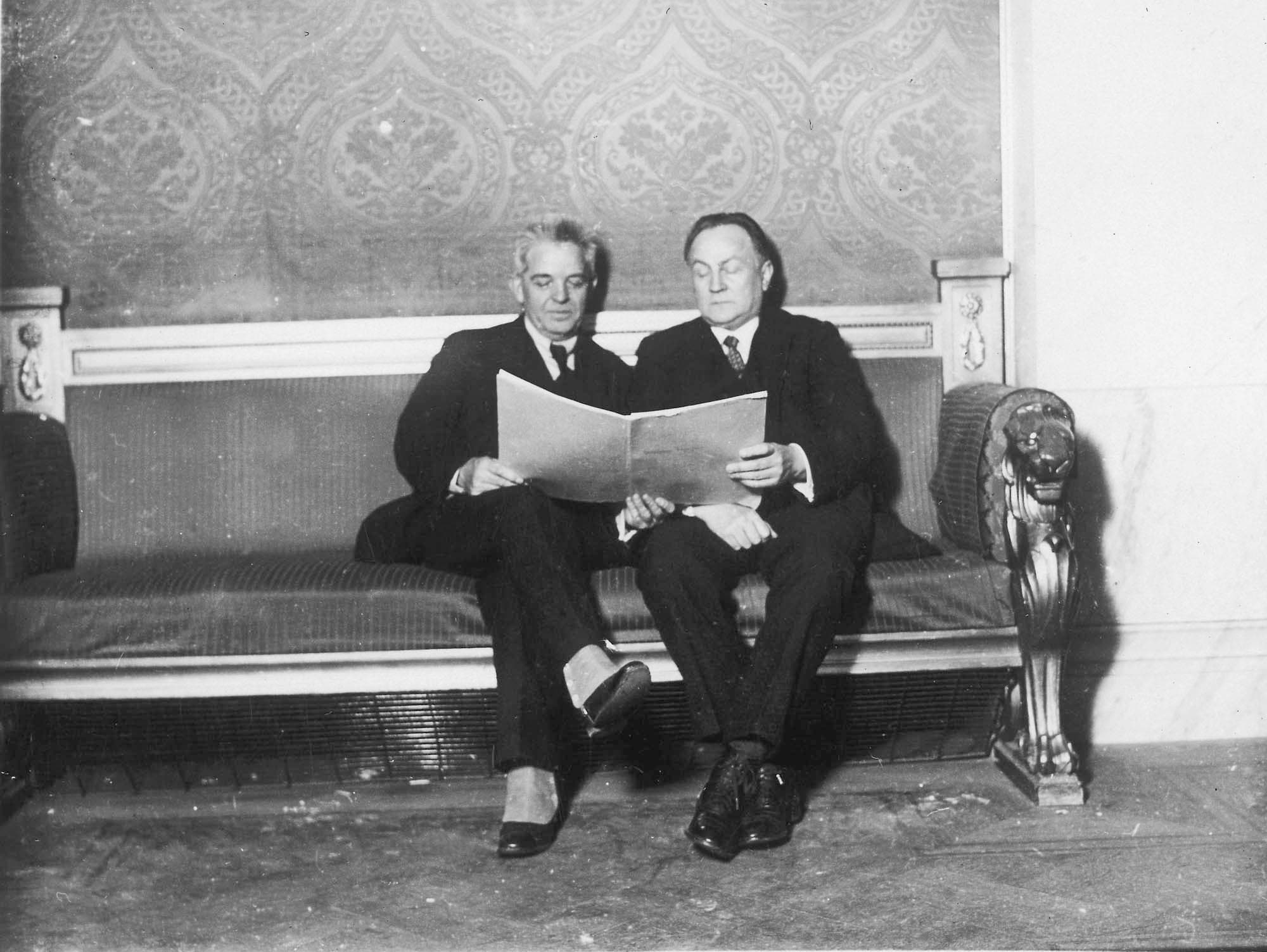 Carl Nielsen og Ture Rangström i Göteborg.