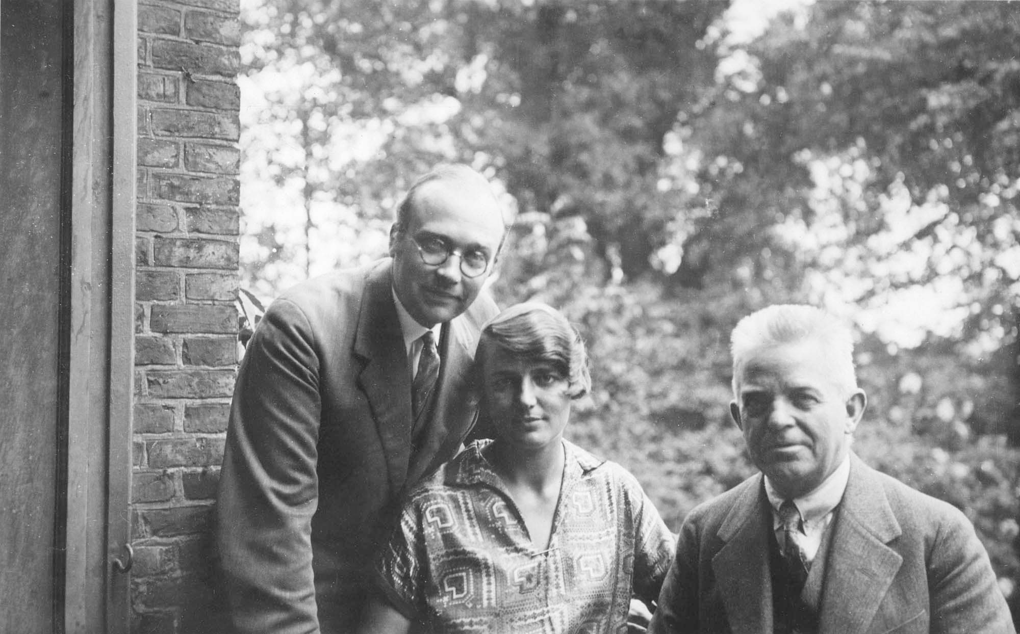 Dette og næste billede: Carl Nielsen hos Michala og Jørgen Bentzon. Udateret.