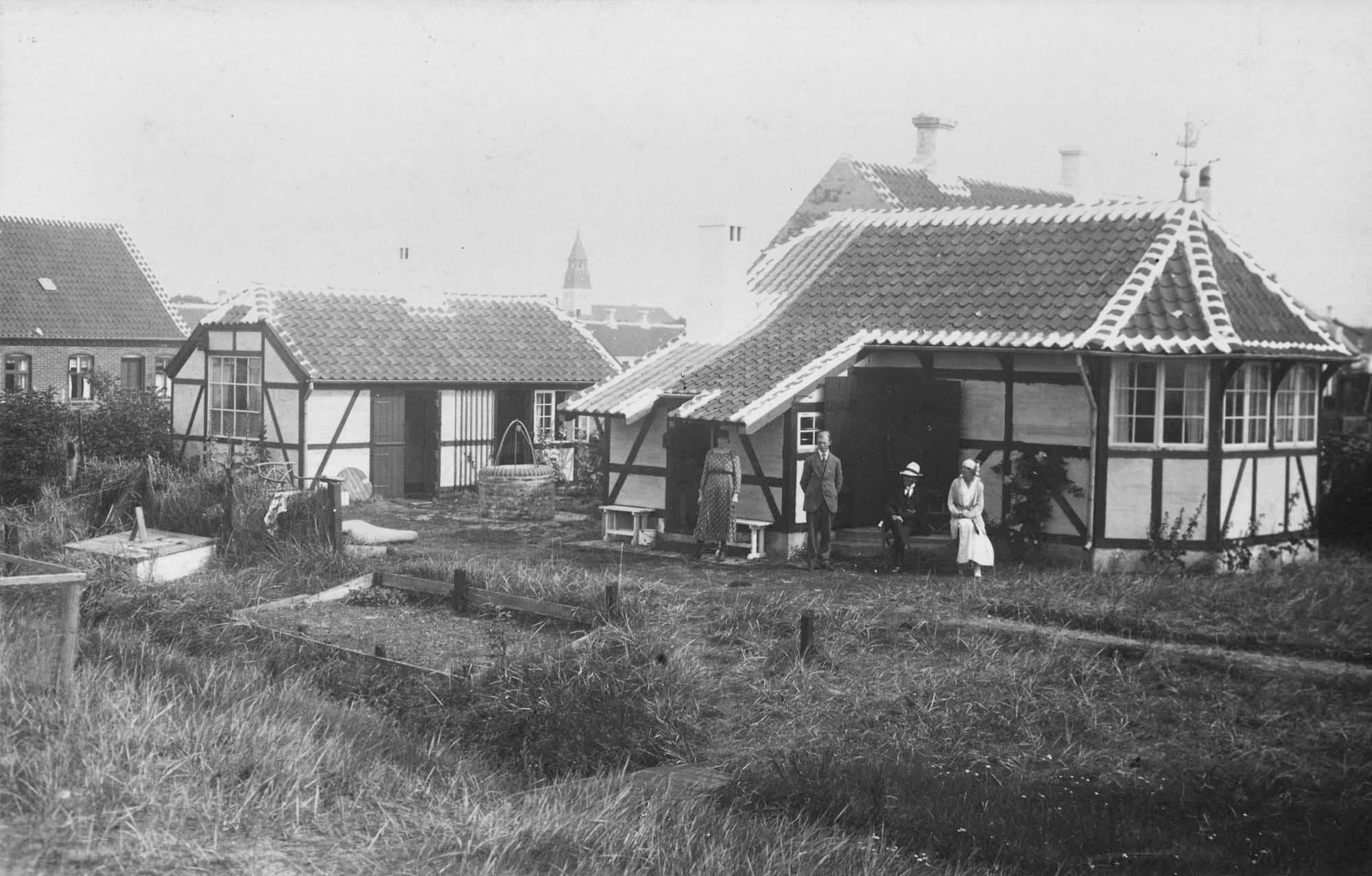Finis terræ, Skagen. Carl Nielsen med sine tre børn.