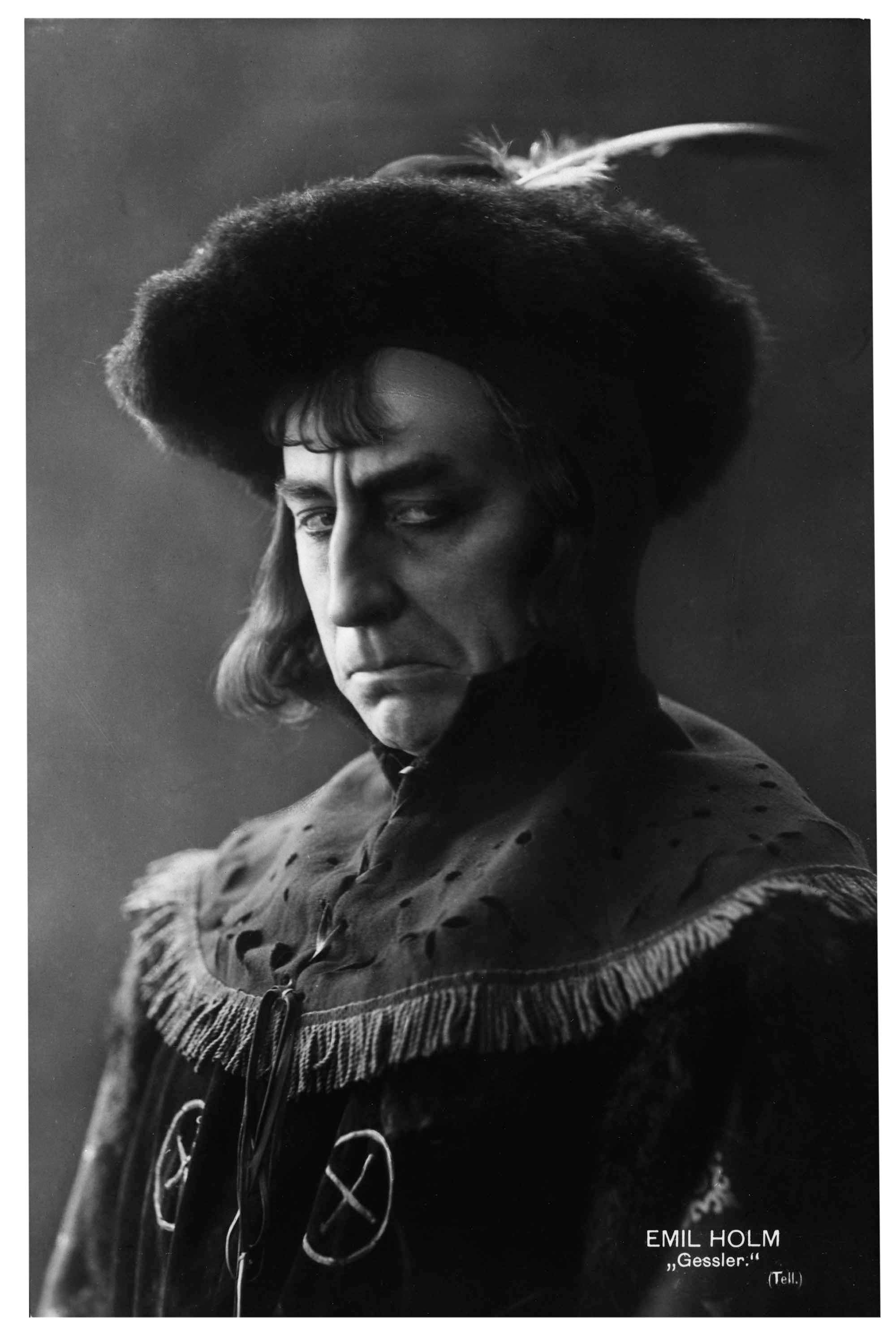 Emil Holm som Gessler i Rossinis opera Guillaume Tell.