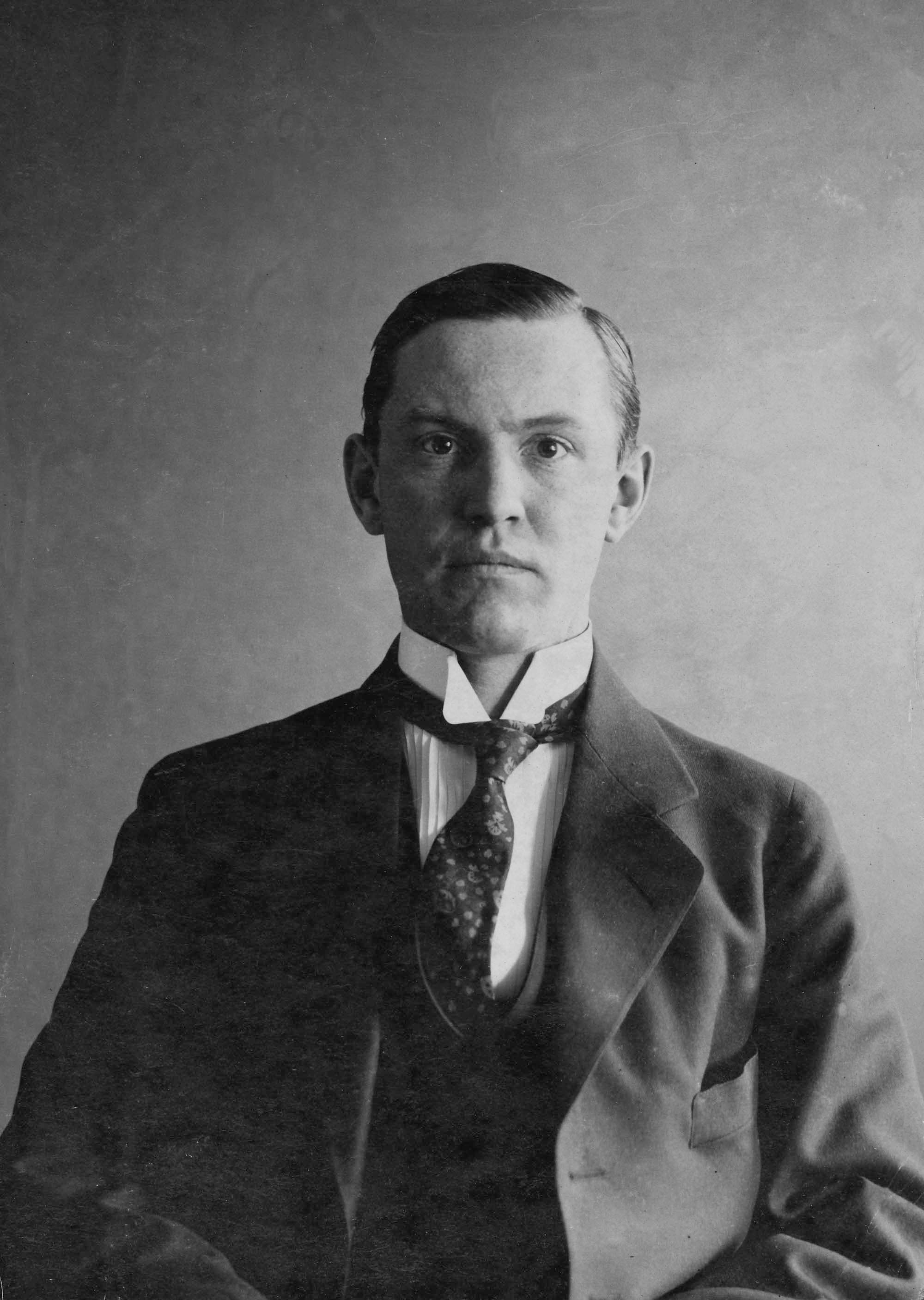 Julius Rabe, 13.7.1890-7.11.1969. Fotografi fra 1921.