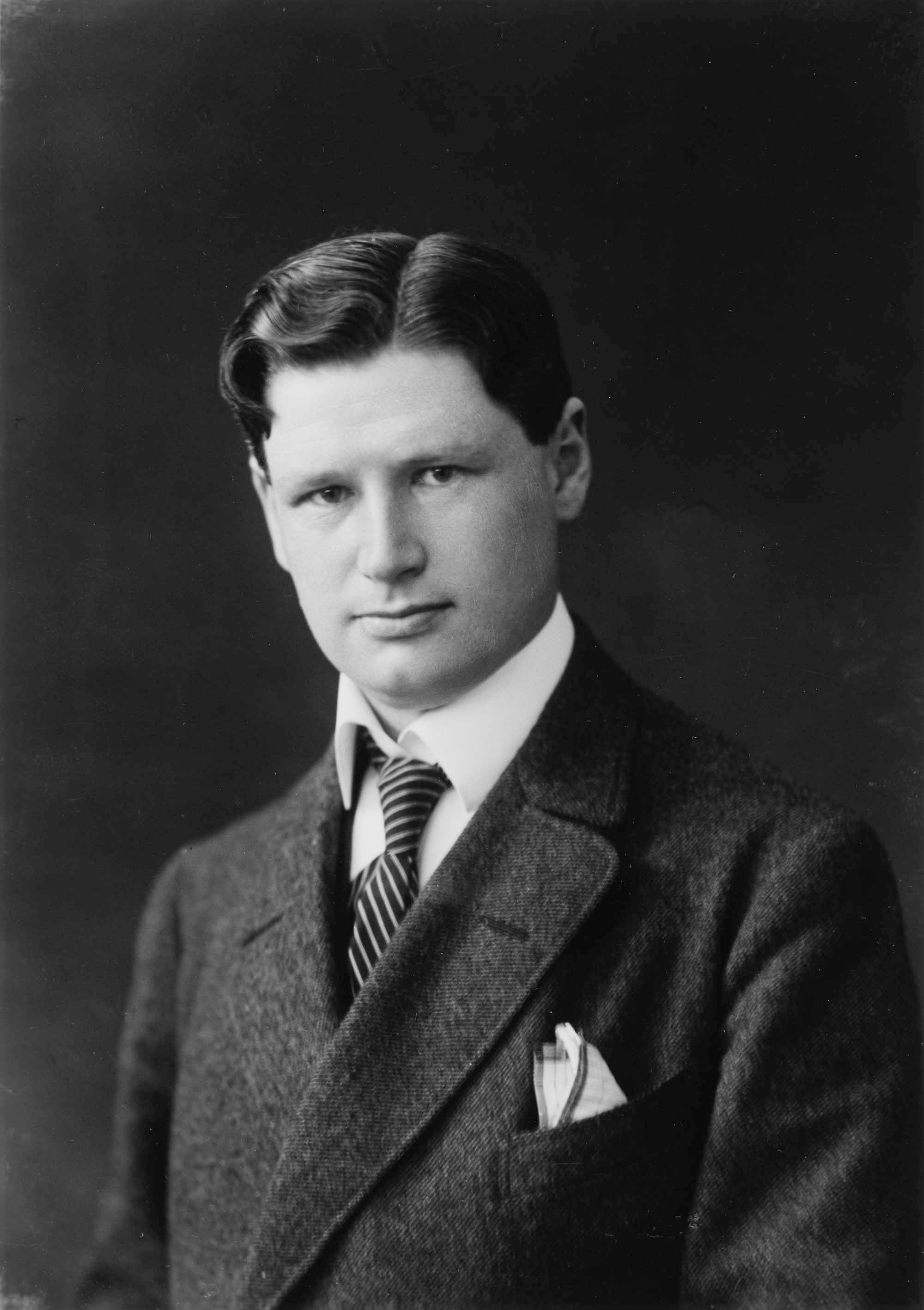 Emilius Bangert, 19.8.1883-19.8.1962. Fotografi fra 1916.