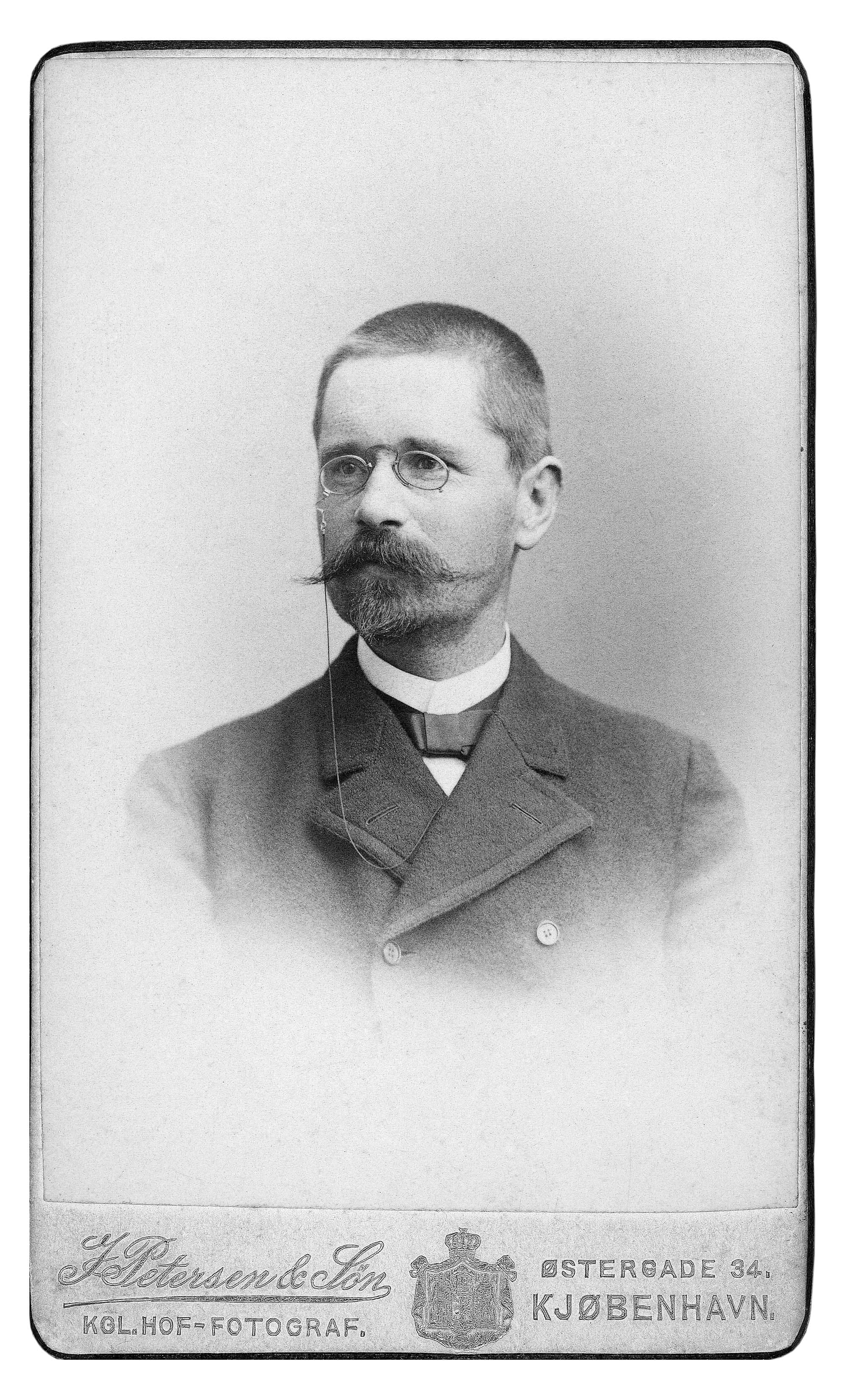 2.12. Thomas Laub, 1852-1927. Foto: Det Kongelige Bibliotek, Kort- og Billedafdelingen.