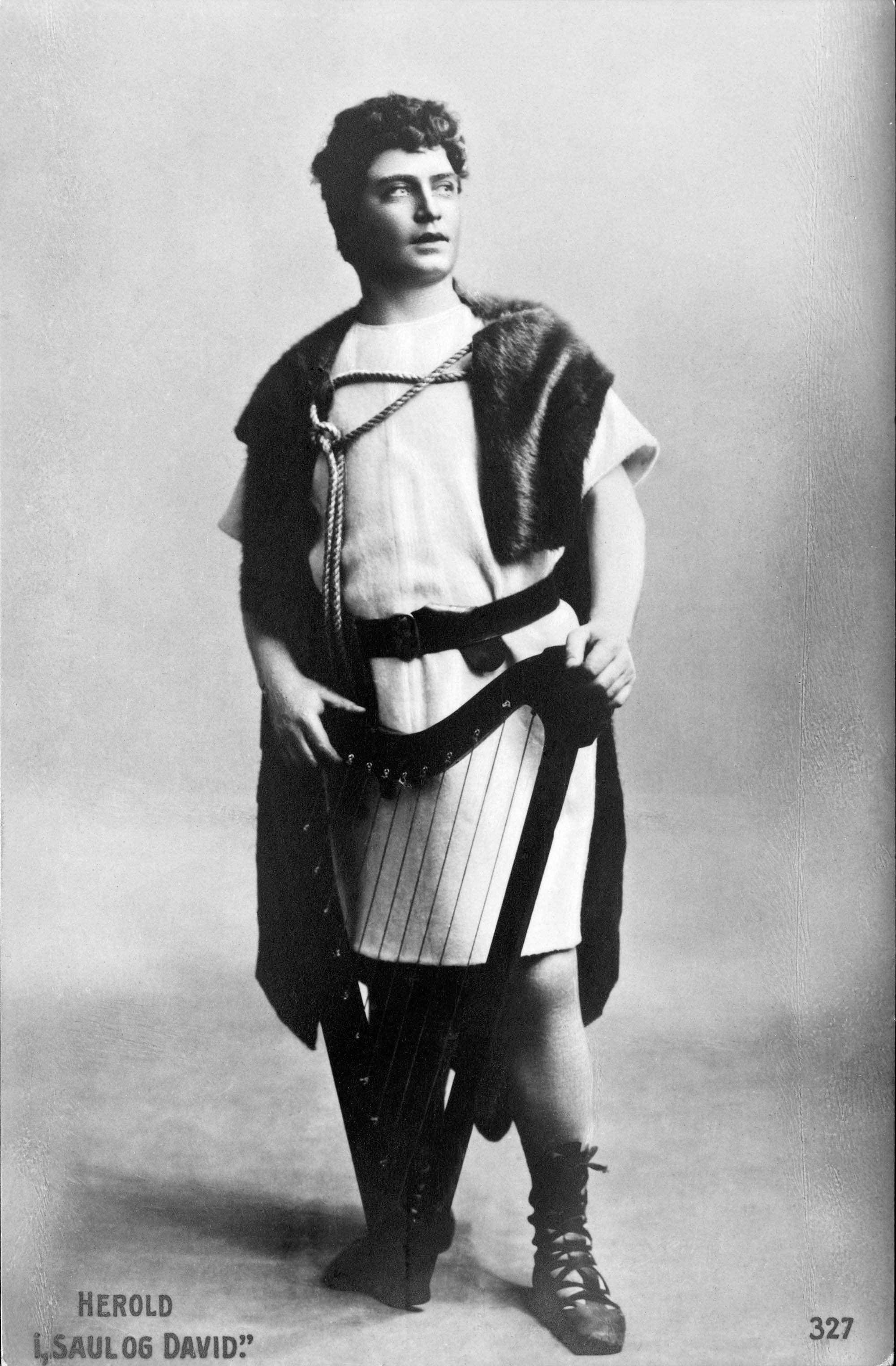 Vilhelm Herold, 1865-1937, som David.